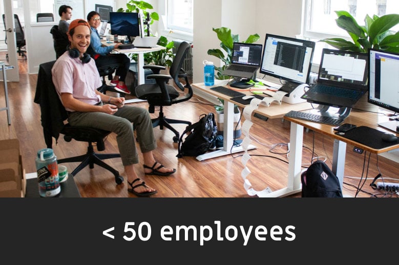 for less than 50 employees