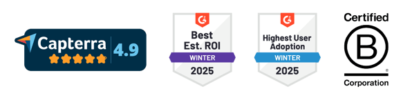 Capterra G2 B Corp Dark