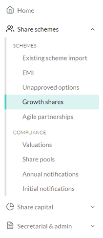 How do I set up a Growth Share scheme 1