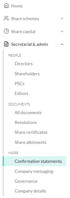 How do I view, edit, and submit a confirmation statement 1