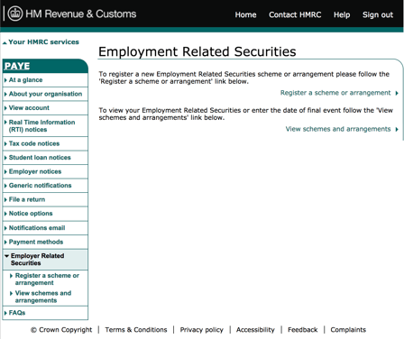 ERS screenshot