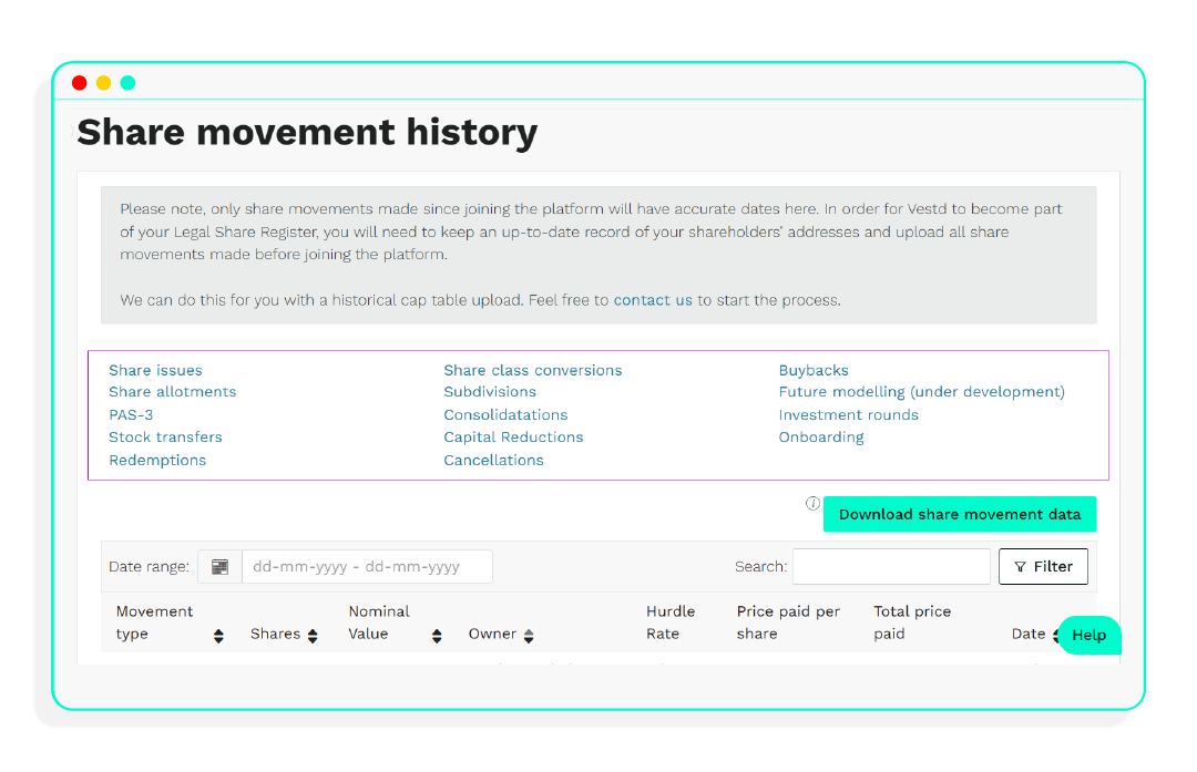 SHARE MOVEMENT HISTORY (1)
