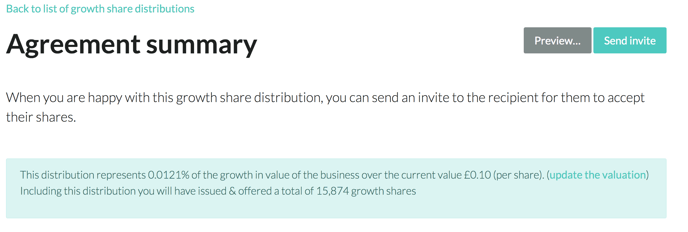 agreement summary