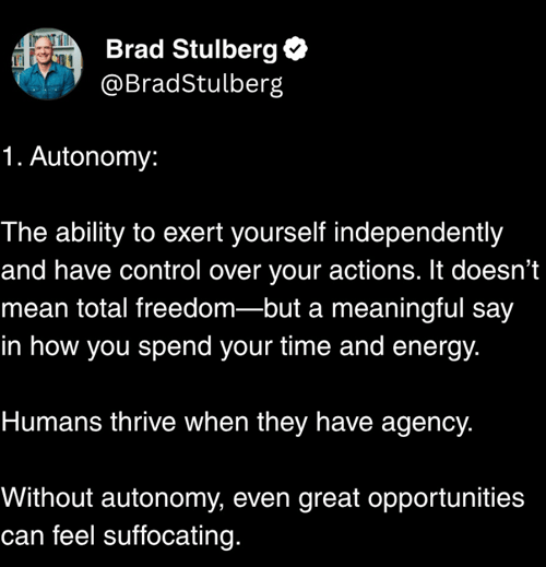 autonomy