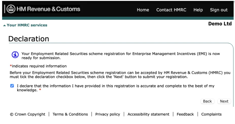 Submitting Your EMI Initial Notification