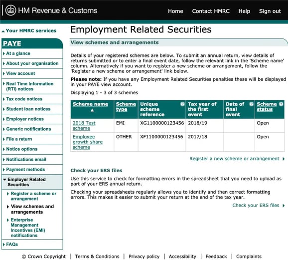 view schemes and arrangements page