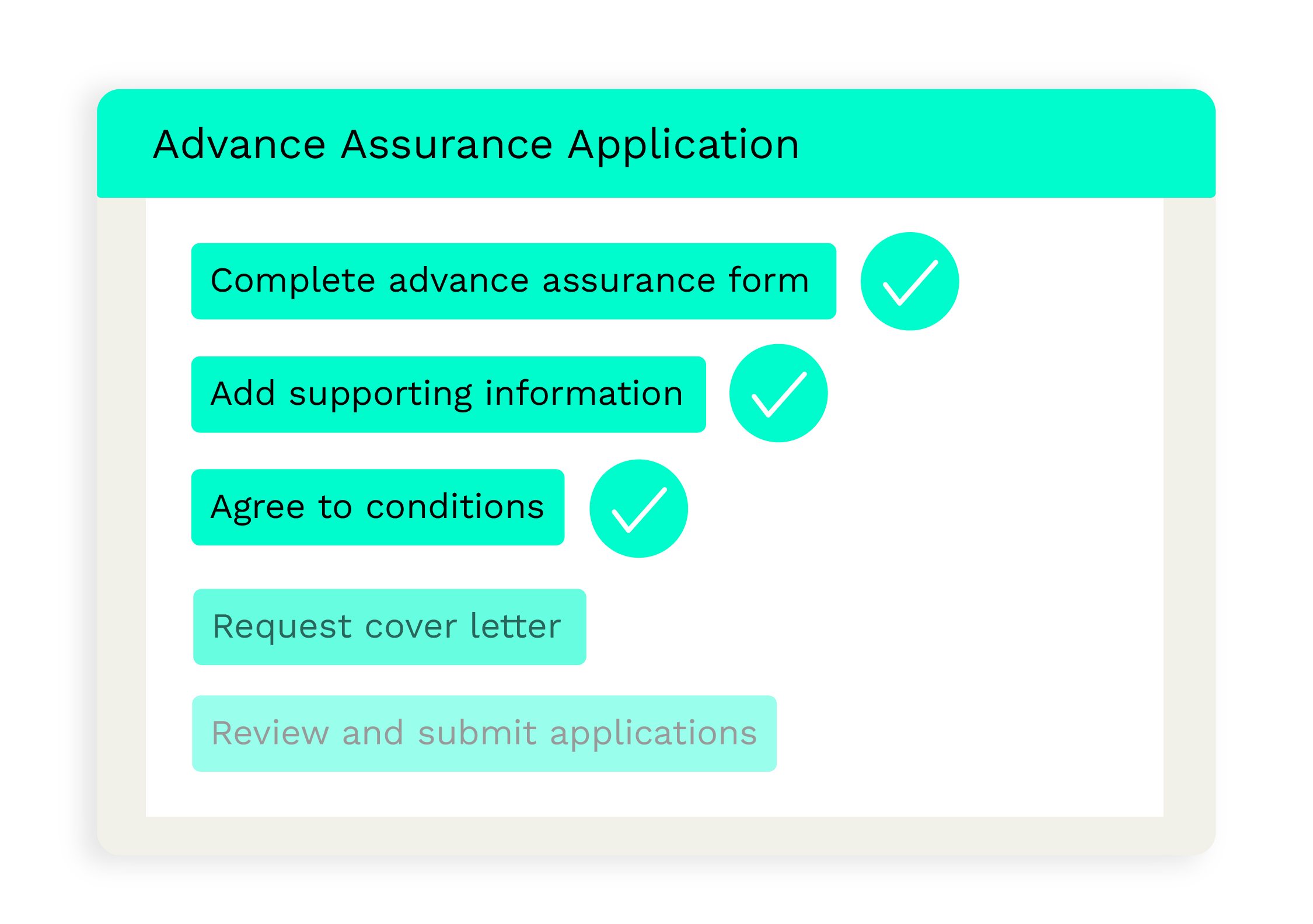 Advance Assurance Application